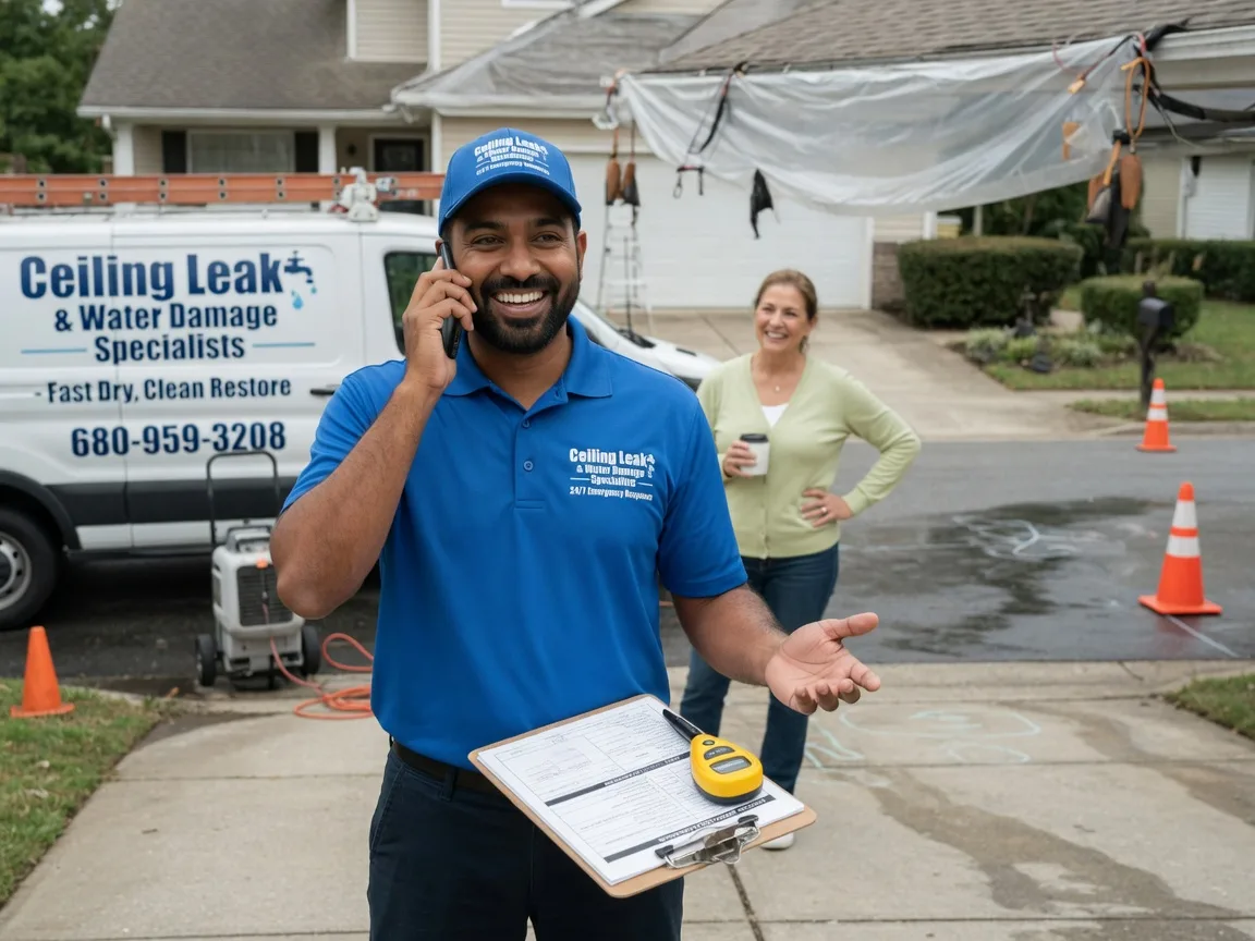 Ceiling Leak Cleanup Fayetteville, WV FAQs